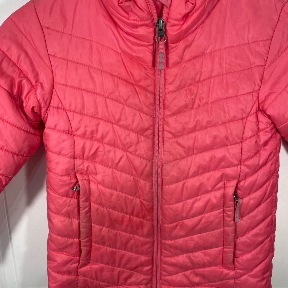 Columbia Kids Bright Pink Puffer Jacket Size XS - Picture 2 of 8